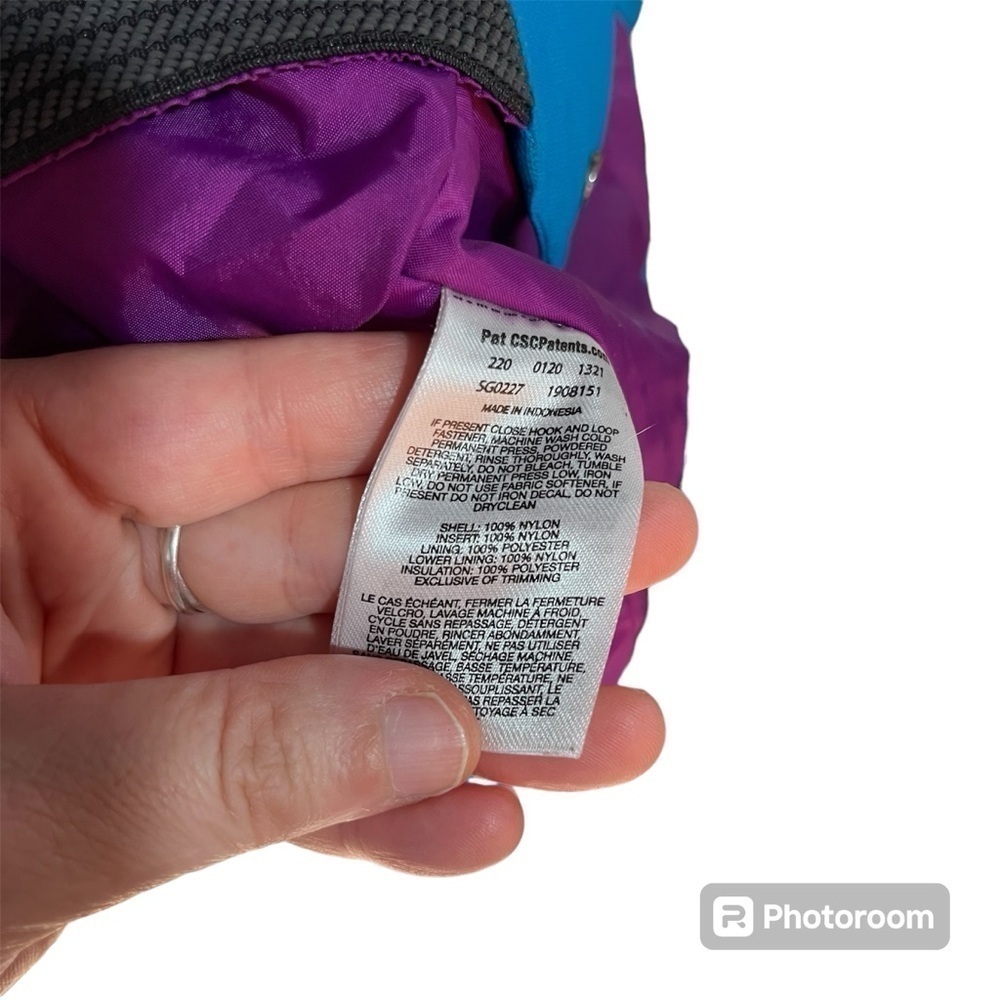 COLUMBIA ~ Bright Colored Kids Cold Weather Hooded Adjustable Sleeve Jacket - Picture 7 of 14